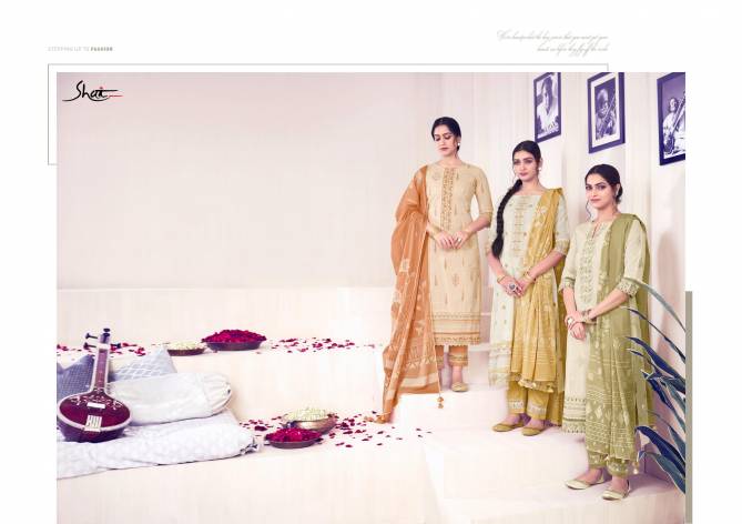 Sitaar By Jay Vijay Linen Printed Salwar Kameez Wholesale Clothing Suppliers In India